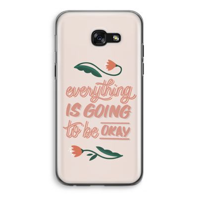 Optimistic flower girl: Samsung Galaxy A5 (2017) Transparant Hoesje