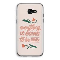 Optimistic flower girl: Samsung Galaxy A5 (2017) Transparant Hoesje