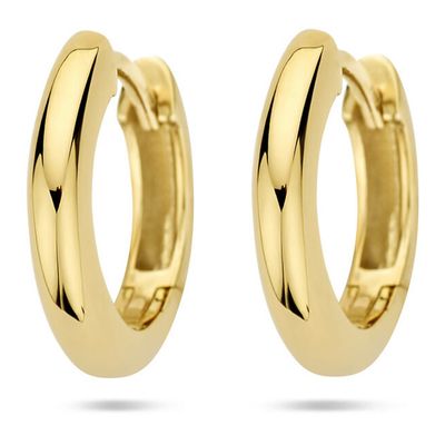 Klapoorringen geelgoud 2,5 mm