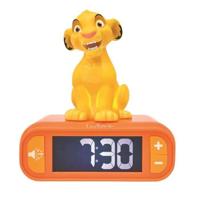 Digitale wekker met Simba-nachtlampje en geluidseffecten