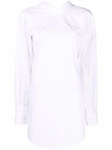 Viktor & Rolf robe-chemise Back-To-Front - Blanc