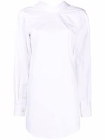 Viktor & Rolf robe-chemise Back-To-Front - Blanc