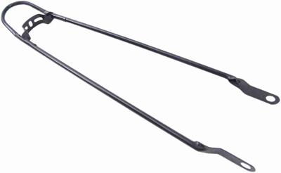 Spatbordstang 28" met bumper - zwart