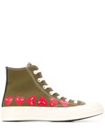 Comme Des Garçons Play x Converse baskets montantes Chuck Taylor - Vert - thumbnail