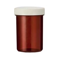 Spruyt Hillen Tabletflacon 55ml bruin met dop 80 Stuks