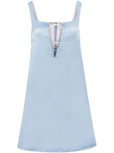 Nina Ricci robe à ornements en cristal - Bleu