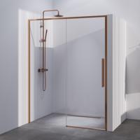 BRAUER Season nisdeur model B met schuifdeur helder glas 140x200 omkeerbaar incl. glascoating Season-Koper