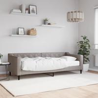 Slaapbank met matras 80x200 cm stof taupe