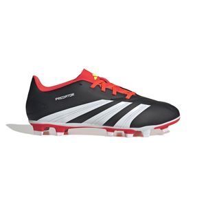 adidas Predator Club Gras / Kunstgras Voetbalschoenen (MG) Zwart Wit Felrood