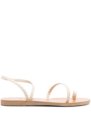 Ancient Greek Sandals sandales Eleftheria à brides tressées - Blanc