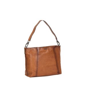 Justified Bags Justified Bags® Pluto Flamed Shouldertas Cognac