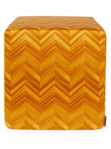 Missoni Home pouffe Layers Inlay à motif zigzag - Orange