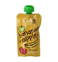 Bananas & apples 4 maand knijpzak bio
