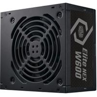 Cooler Master Elite NEX White 600 power supply unit 600 W 24-pin ATX ATX Zwart - thumbnail