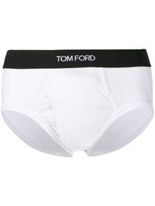 TOM FORD slip à logo - Blanc