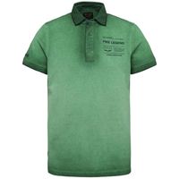 Short sleeve polo light pique cold verdant green - thumbnail