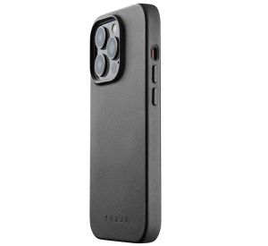 Mujjo Leather Case with MagSafe iPhone 14 Pro Max zwart - MUJJO-CL-029-BK