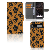 Telefoonhoesje met Pasjes voor Google Pixel 7A Snakes