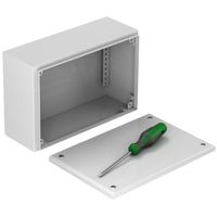 Schneider Electric NSYSBM15308 Behuizing 300 x 150 x 80 Plaatstaal Grijs-wit (RAL 7035) 1 stuk(s) - thumbnail