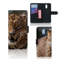 Nokia 2.3 | Telefoonhoesje | Met pasjeshouder | Luipaard