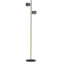 Vloerlamp Prince goud zwart 150cm