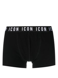 DSQUARED2 boxer à taille à logo - Noir