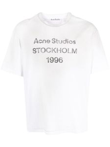 Acne Studios t-shirt à logo imprimé - Tons neutres