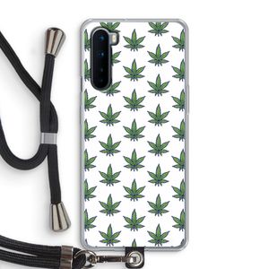 Weed: OnePlus Nord Transparant Hoesje met koord