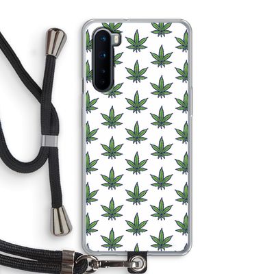 Weed: OnePlus Nord Transparant Hoesje met koord