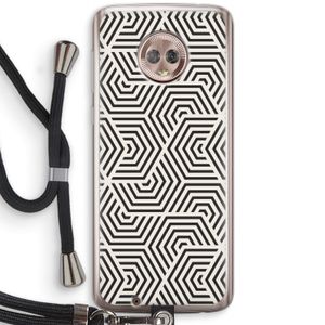 Magic pattern: Motorola Moto G6 Transparant Hoesje met koord