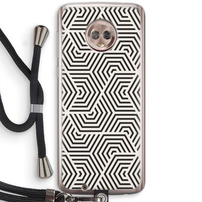 Magic pattern: Motorola Moto G6 Transparant Hoesje met koord