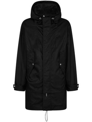 DSQUARED2 manteau à logo imprimé - Noir