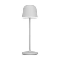 EGLO Mannera Tafellamp - Aanraakdimmer - Draadloos - 34 cm - Grijs/Wit - Oplaadbaar - Binnen en Buiten - thumbnail