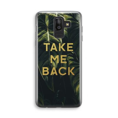 Take me back: Samsung Galaxy J8 (2018) Transparant Hoesje