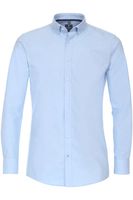 Redmond Casual Regular Fit Overhemd lichtblauw, Faux-uni