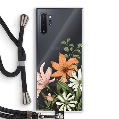 Floral bouquet: Samsung Galaxy Note 10 Plus Transparant Hoesje met koord