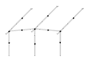 Dorema Frame Voortent Staal EasyGrip 28mm diepte 240