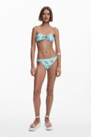 Bikinitop met ananasprint - BLUE - L