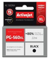 Activejet AC-560NX printerinkt voor Brother, vervanging Canon PG-560XL; Supreme; 22 ml; zwart