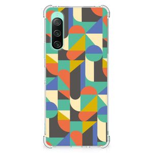 Sony Xperia 10 V Doorzichtige Silicone Hoesje Funky Retro