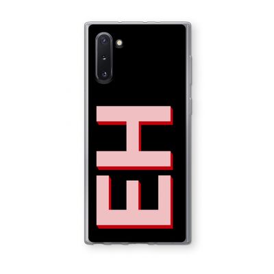 Monogram: Samsung Galaxy Note 10 Transparant Hoesje