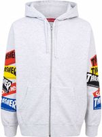 Supreme hoodie zippé Thrasher - Gris - thumbnail