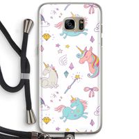 Fantasiewereld: Samsung Galaxy S7 Edge Transparant Hoesje met koord Fantasiewereld: Samsung Galaxy S7 Edge Transparant Hoesje met koord