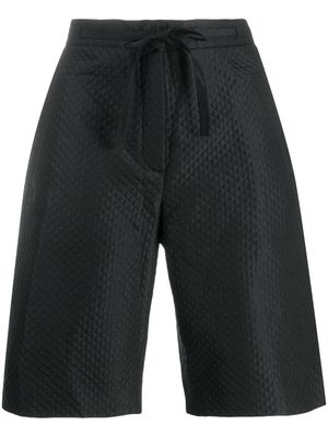 Christian Dior Pre-Owned bermuda à design matelassé pre-owned - Noir