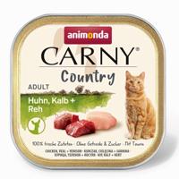ANIMONDA Carny Country Kip, Kalf + Kuit - natvoer voor katten - 100 g