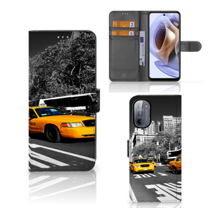 Motorola Moto G31 | G41 Flip Cover New York Taxi