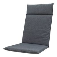 Madison - Hoge rug - Check grey - 120x50 - Grijs - thumbnail