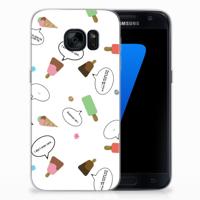 Samsung Galaxy S7 | Siliconen Case | IJsjes