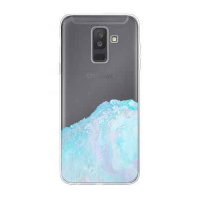Fantasie pastel: Samsung Galaxy A6 Plus (2018) Transparant Hoesje