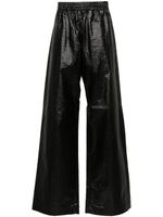 Walter Van Beirendonck pantalon à logo brodé - Noir